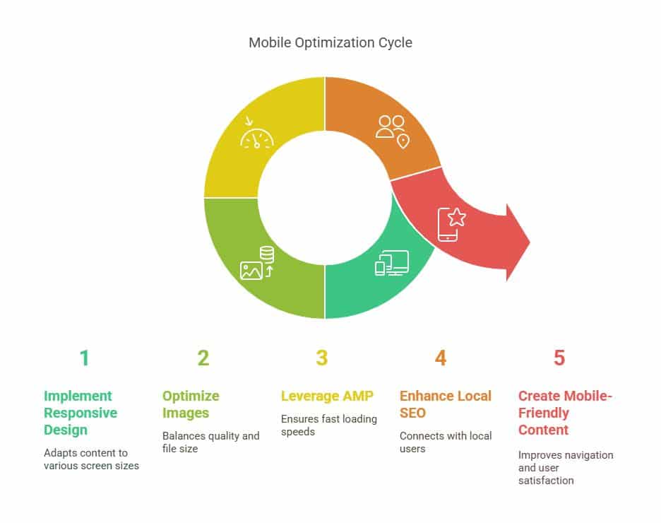 A visual about Mobile Optimization Cycle