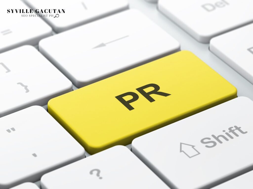 A yellow keyboard key labeled as "PR"