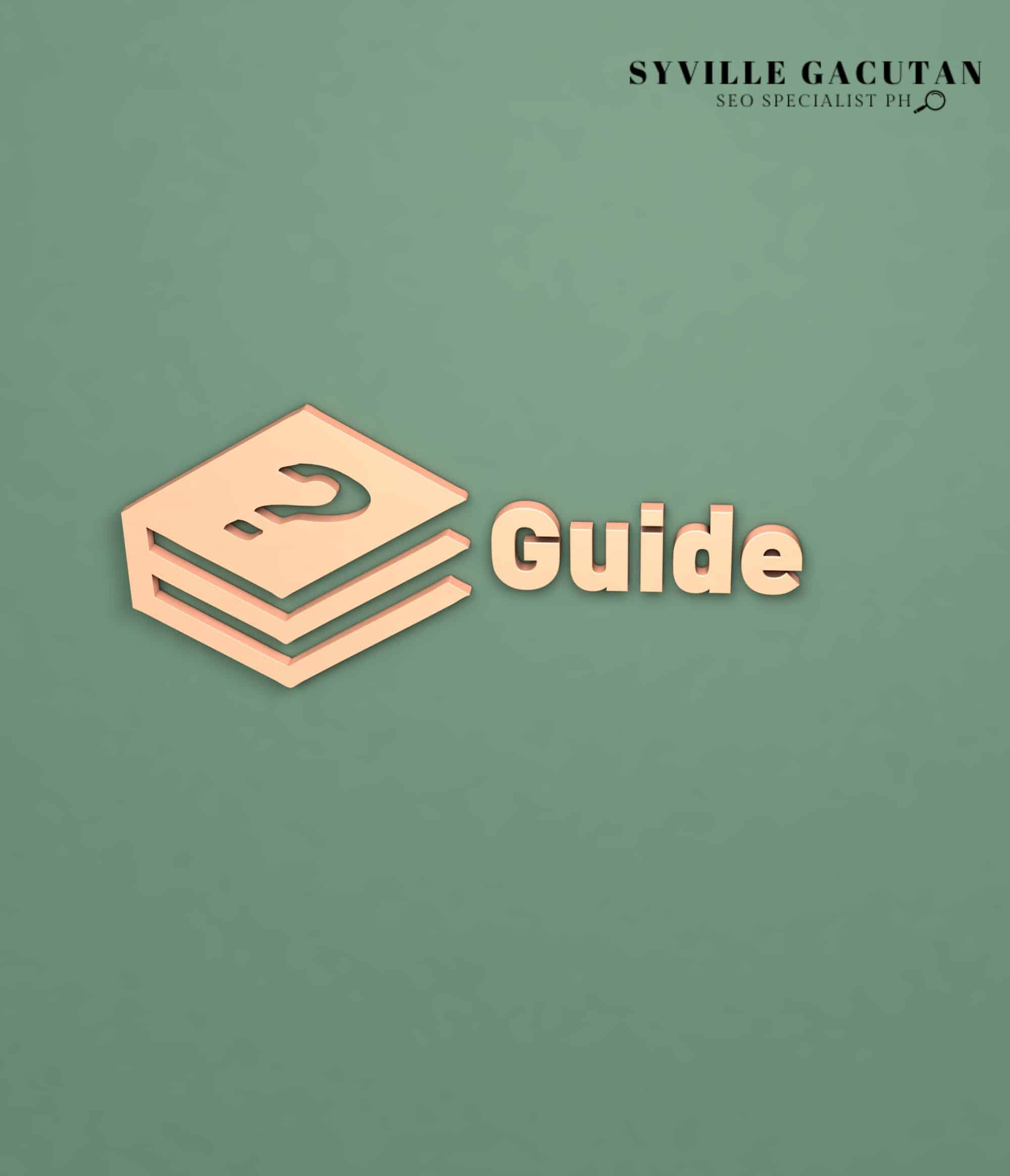 A minimalist design showing a book icon with a question mark and "Guide" text.