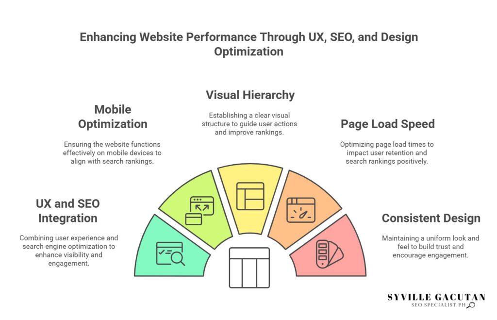 Optimize website performance with UX, SEO, mobile design, and fast load speeds.