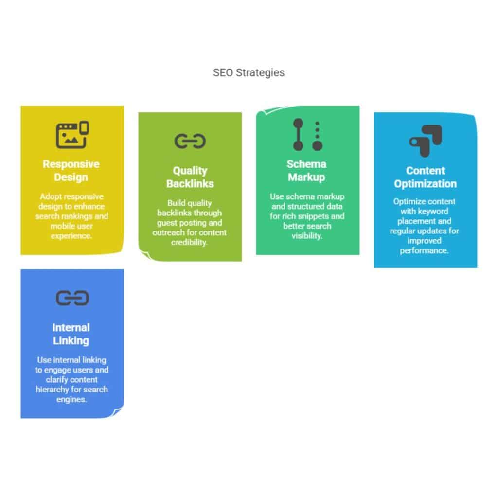 Visual representation about SEO strategies.