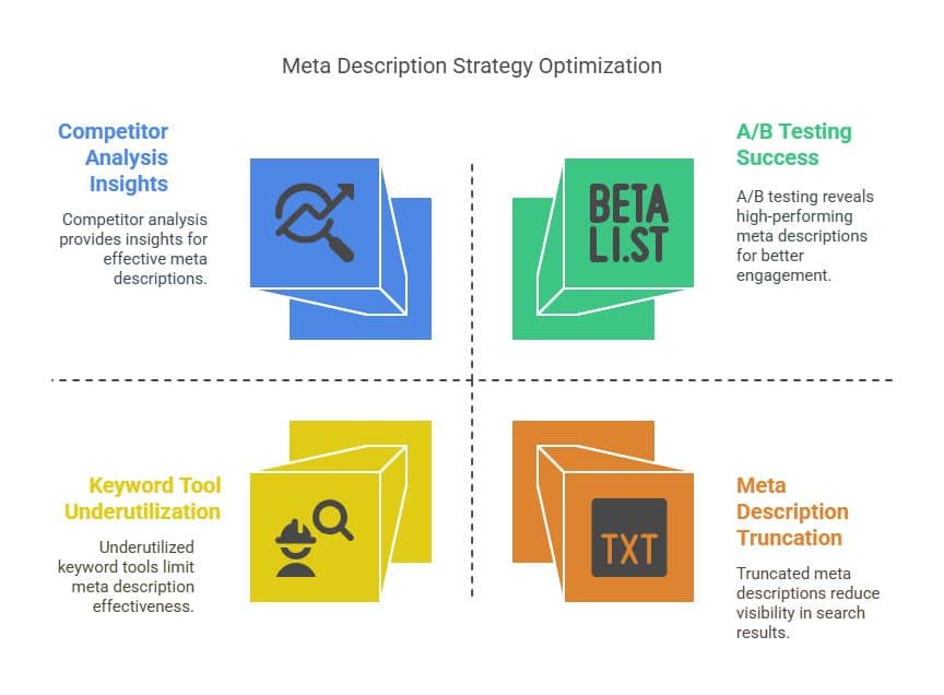 A visual about Meta Description Strategy Optimization.