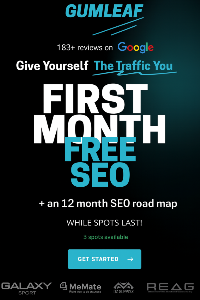 an image of gumleaf marketing home page