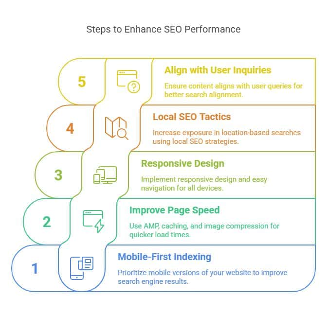 Visual about Steps to Enhance SEO Performance.