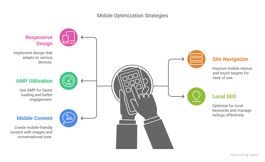 A visual about Mobile Optimization Strategies