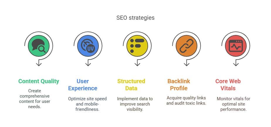 Visual about SEO strategies