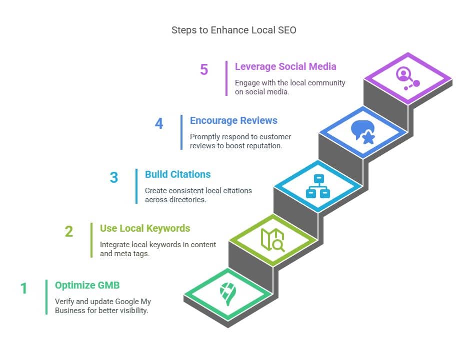 Visual about Steps to Enhance Local SEO
